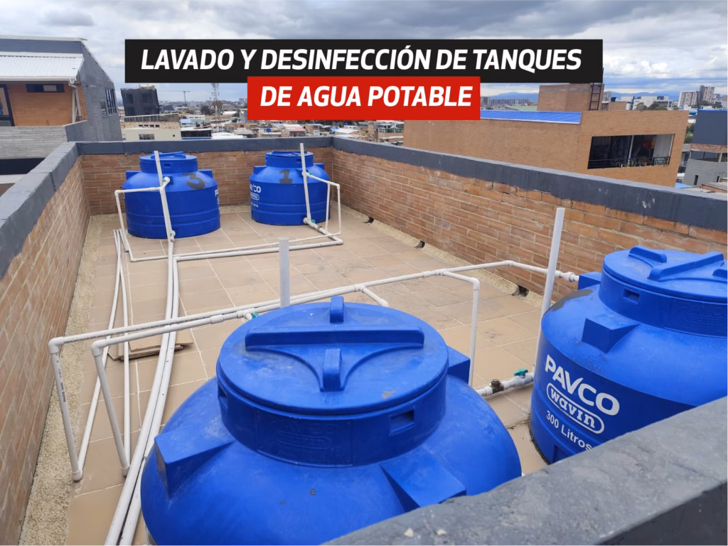 Lavado y desinfeccion de tanques de agua potable